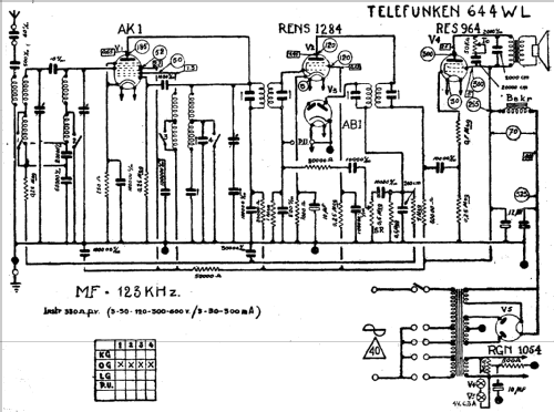 644WL ; Telefunken (ID = 718912) Radio