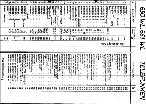 650WL ; Telefunken (ID = 21242) Radio
