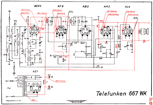 667 WK; Telefunken (ID = 3021245) Radio