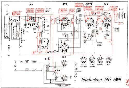 667GWK ; Telefunken (ID = 3021152) Radio