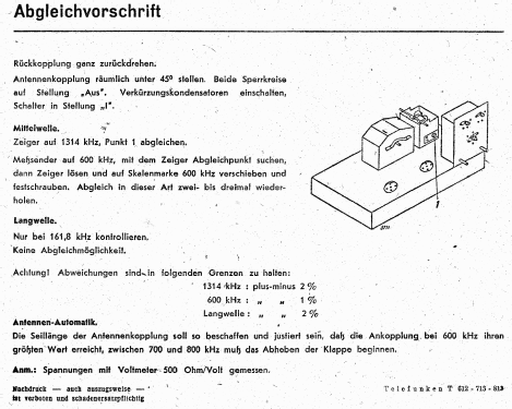 813GW ; Telefunken (ID = 2854725) Radio