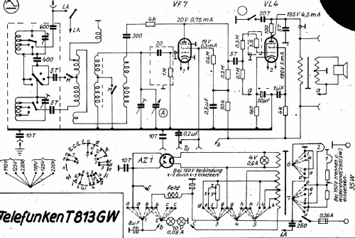 813GW ; Telefunken (ID = 2901131) Radio