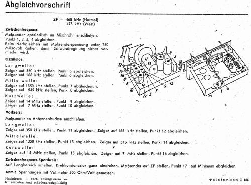 865BK ; Telefunken (ID = 2867005) Radio