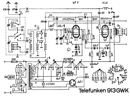 913GWK ; Telefunken (ID = 156135) Radio