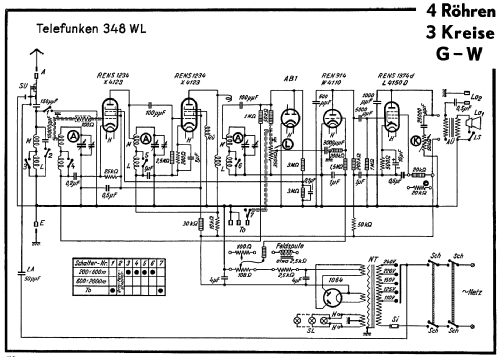 Admiral 348WL ; Telefunken (ID = 37547) Radio