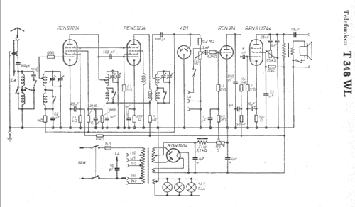 Admiral 348WL ; Telefunken (ID = 7629) Radio