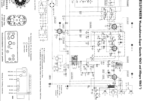 Allegro 1063; Telefunken (ID = 199115) Radio