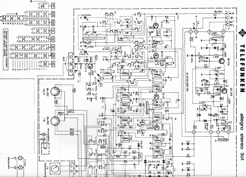 allegro stereo 301; Telefunken (ID = 531975) Radio