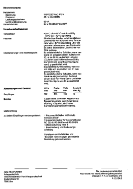 Allwellenempfänger E1800; Telefunken (ID = 3072988) Commercial Re