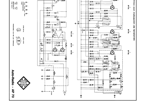 AP-70; Telefunken (ID = 2095045) Autoradio