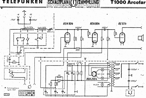 Arcofar 1000 - T1000W; Telefunken (ID = 2873292) Radio