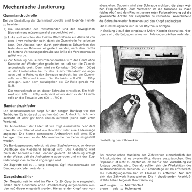 Automatischer Telefon-Anrufbeantworter T104; Telefunken (ID = 1279174) Telefonia