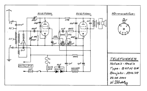 B4712GW; Telefunken (ID = 284490) Radio