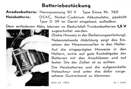 Bajazzo 55; Telefunken (ID = 3152110) Radio