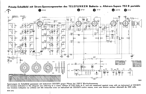 753B portable; Telefunken (ID = 307921) Radio