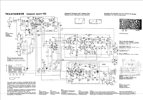 Bajazzo Sport 105; Telefunken (ID = 651634) Radio