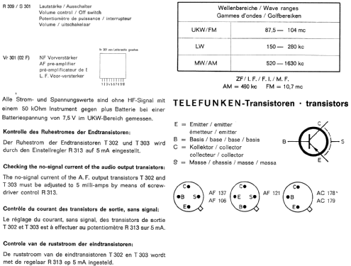 Banjo automatic 101; Telefunken (ID = 249171) Radio