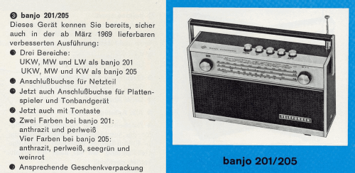 banjo automatic 201; Telefunken (ID = 2086048) Radio