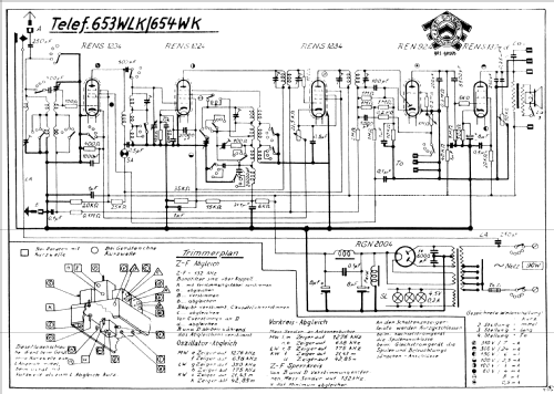 Bayreuth 653WLK ; Telefunken (ID = 721430) Radio