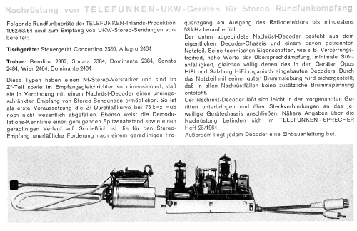 Berolina 2362; Telefunken (ID = 2542390) Radio