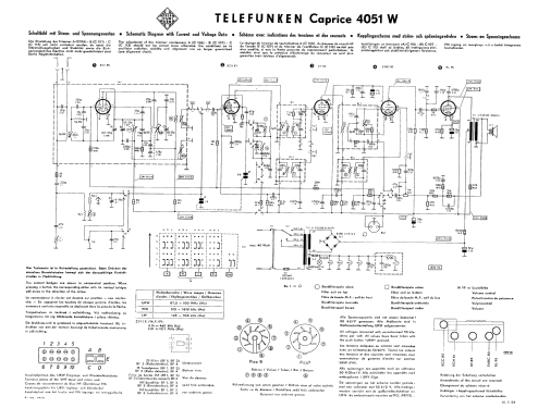 Caprice 4051W; Telefunken (ID = 2479331) Radio