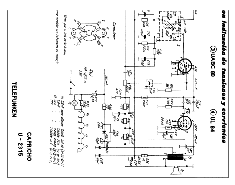 Capricho U-2315; Telefunken (ID = 1066242) Radio