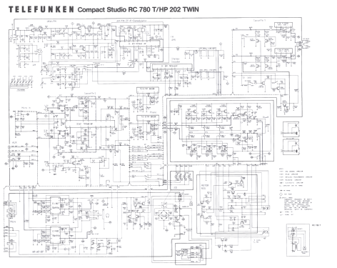 Compact Studio RC780T E-Nr. 501 475 624; Telefunken (ID = 2758351) Radio