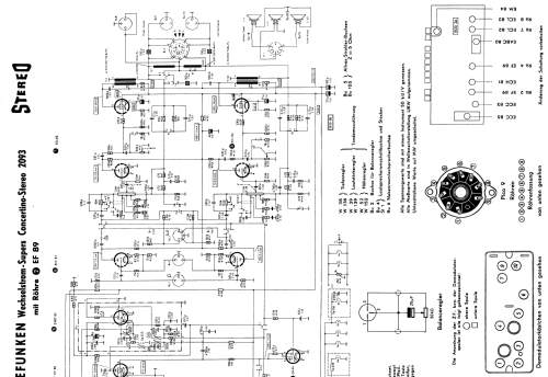 Concertino Stereo 2093; Telefunken (ID = 1932266) Radio