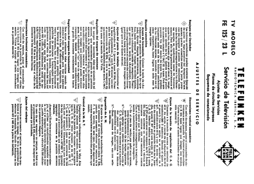 Cruz del Sur FE-125 /23 L; Telefunken (ID = 2503328) Television