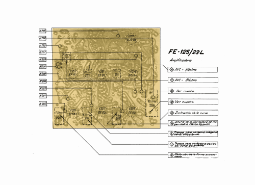 Cruz del Sur FE-125 /23 L; Telefunken (ID = 2503340) Television