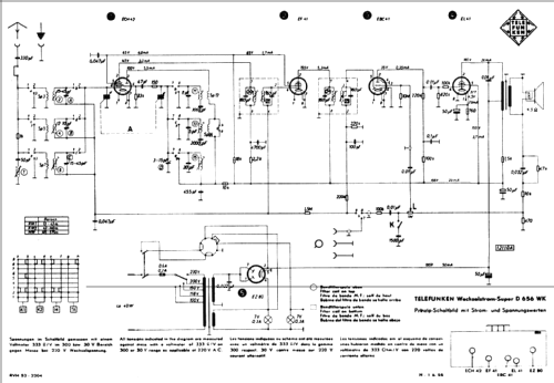 D656WK trop.; Telefunken (ID = 201178) Radio