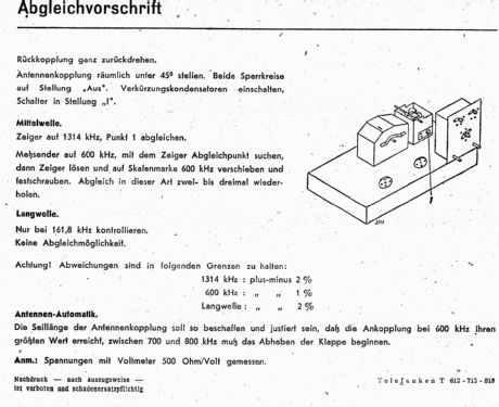 Der kleine Telefunken 713W ; Telefunken (ID = 2853577) Radio