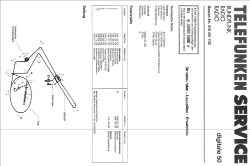 Digitale 50; Telefunken (ID = 334640) Radio