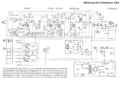 Diktiergerät 606; Telefunken (ID = 537396) R-Player