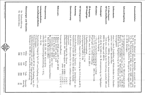 E127Kw/4; Telefunken (ID = 1353080) Commercial Re