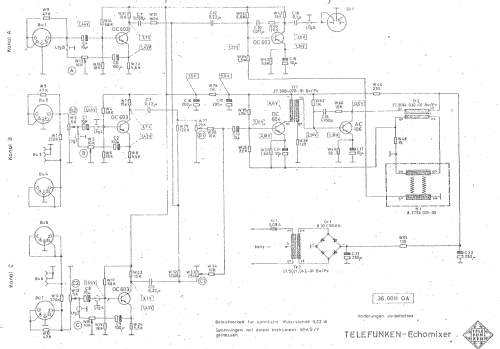 Echomixer ; Telefunken (ID = 28391) Ampl/Mixer