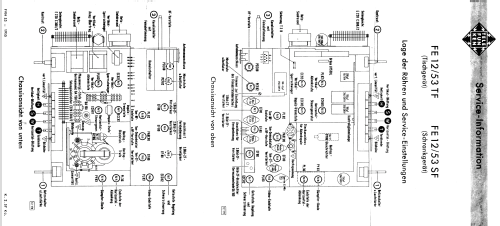 FE12/53SF; Telefunken (ID = 659101) Television