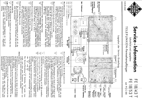 FE18/43T; Telefunken (ID = 1652211) Television