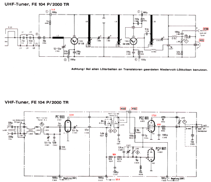 FE2000TR; Telefunken (ID = 1644495) Television