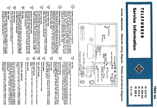 FE212TU; Telefunken (ID = 698372) Television