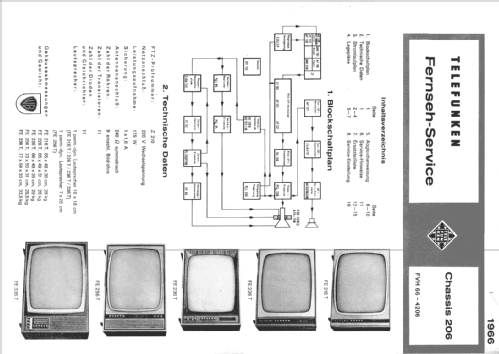 FE216T; Telefunken (ID = 483708) Television