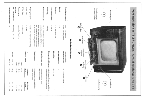 FE8aT; Telefunken (ID = 425213) Television