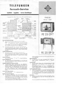 FE 25/59 T; Telefunken (ID = 3062111) Television