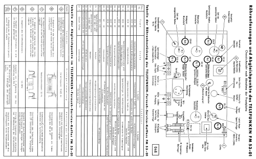 Fernseh-Service-Koffer FM53-01; Telefunken (ID = 339475) Equipment