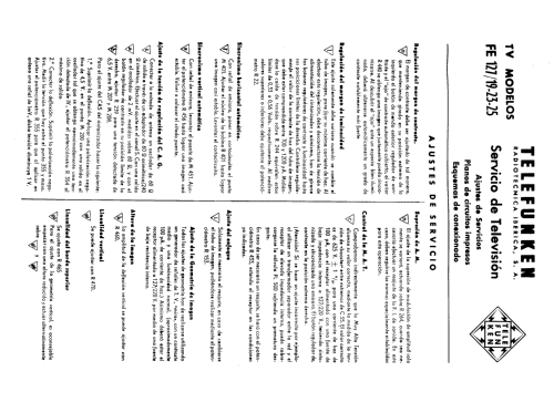 Cruz del Sur TV 127 /23; Telefunken (ID = 2263755) Television