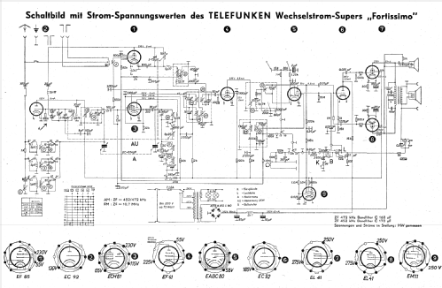 Fortissimo W; Telefunken (ID = 161632) Radio