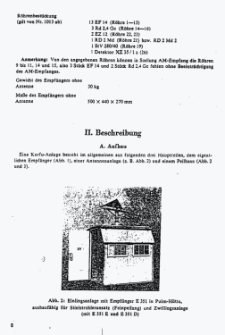 Funk-Horchempfänger E351 A, B, C, D, E ; Telefunken (ID = 2920145) Mil Re