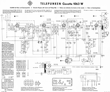 Gavotte 1063W; Telefunken (ID = 2778898) Radio