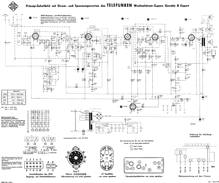 Gavotte 8 Export; Telefunken (ID = 1040781) Radio