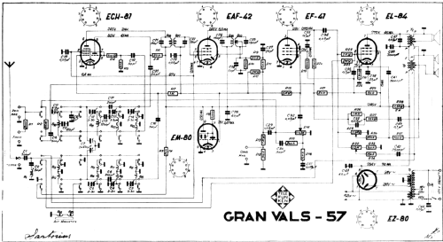 Gran Vals 57 A-1666-3D; Telefunken (ID = 1757982) Radio